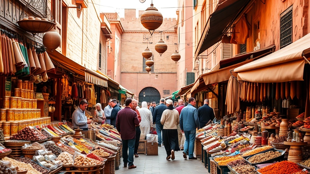 Tracing the Spice Routes Through Marrakech Souks