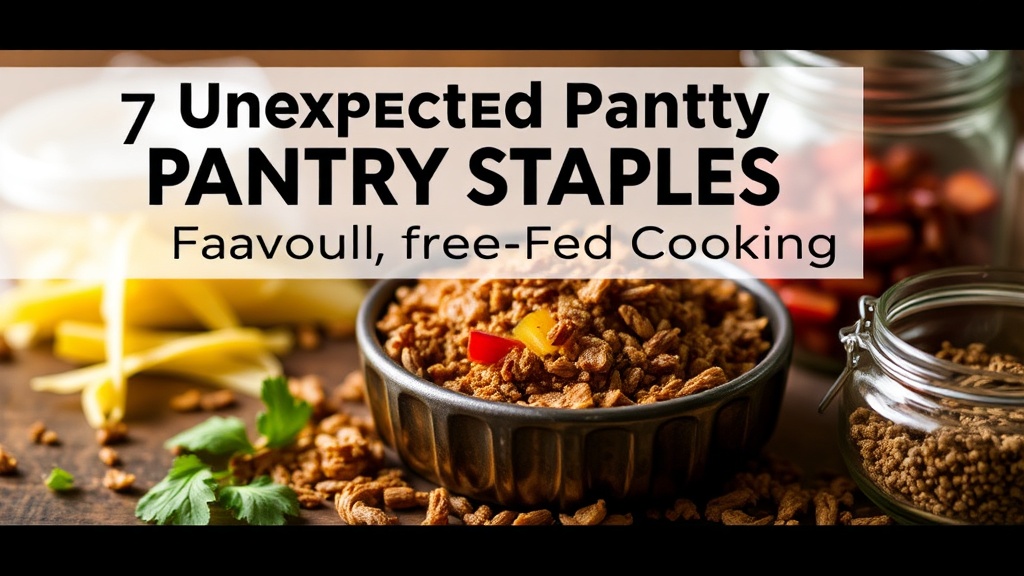 7 Unexpected Pantry Staples for Flavorful Gluten-Free Cooking