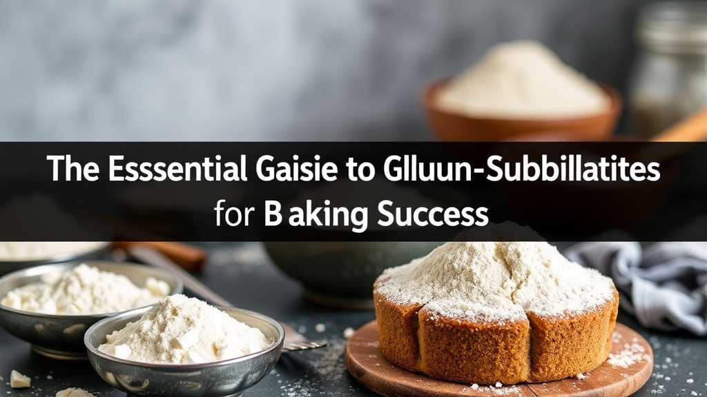 The Essential Guide to Gluten-Free Flour Substitutes for Baking Success