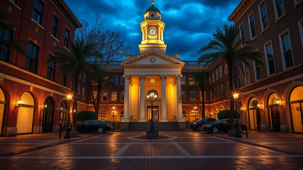 A Local Shortcut Through the Courthouse Square