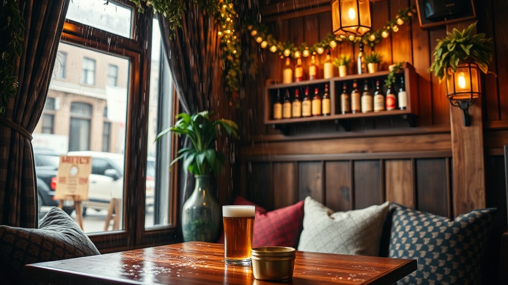Cozy Corners and Local Brews for a Rainy Day