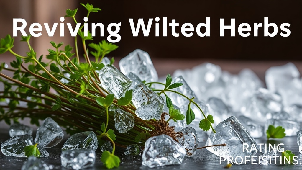 Reviving Wilted Herbs with the Ice Water Shock Method