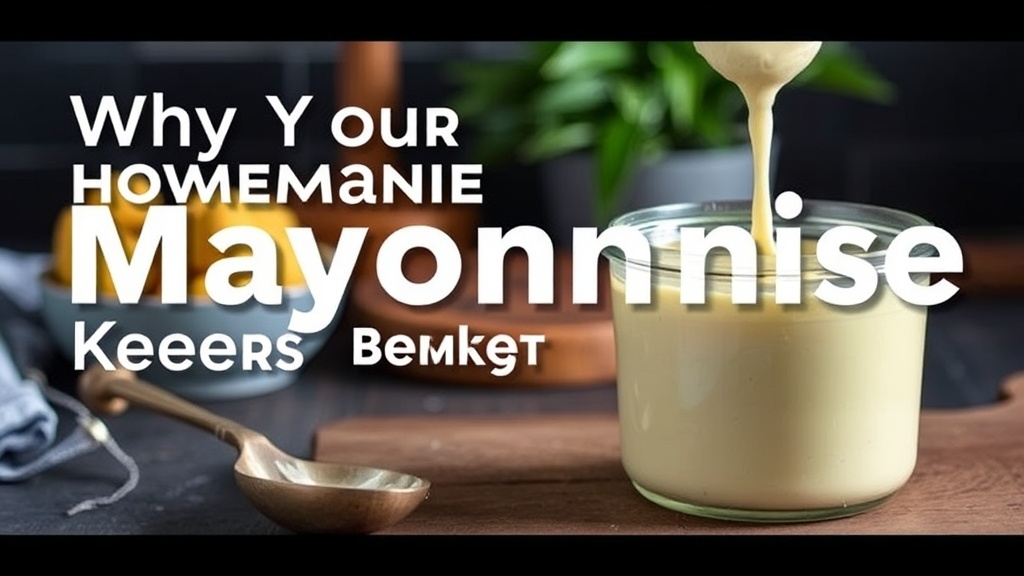 Why Your Homemade Mayonnaise Keeps Breaking