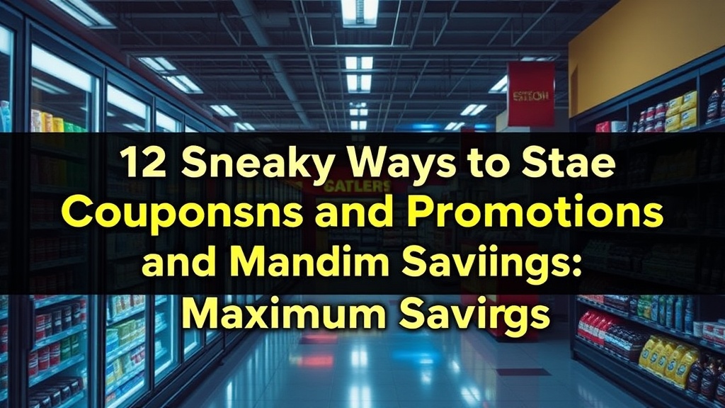 12 Sneaky Ways to Stack Coupons and Promotions for Maximum Savings