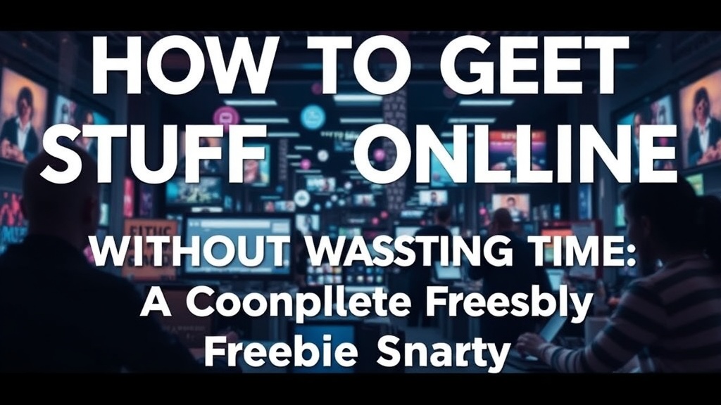 How to Get Free Stuff Online Without Wasting Time: A Complete Smart Freebie Strategy