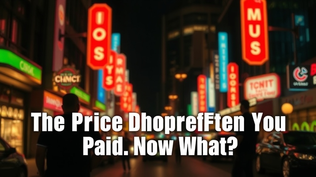 The Price Dropped After You Paid. Now What?