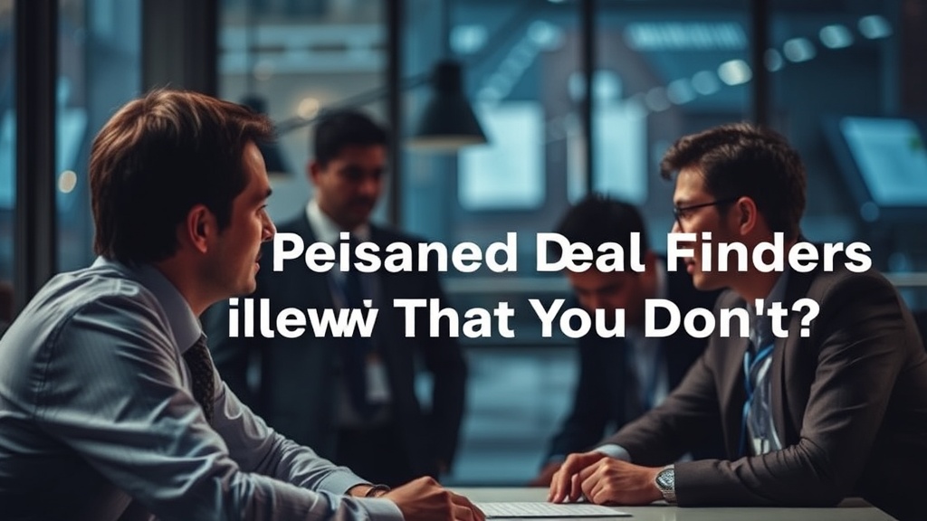 What Do Professional Deal Finders Know That You Don't?