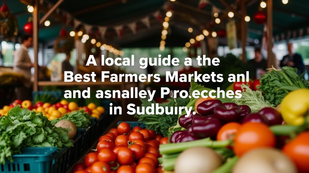 A Local Guide to the Best Farmers Markets and Seasonal Produce in Sudbury