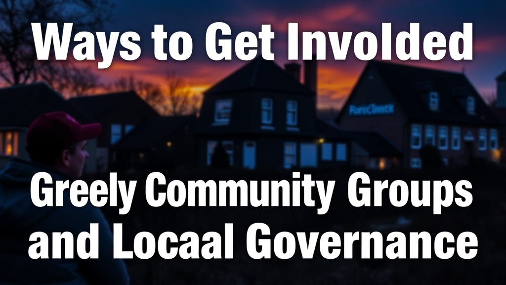 Ways to Get Involved with Greely Community Groups and Local Governance