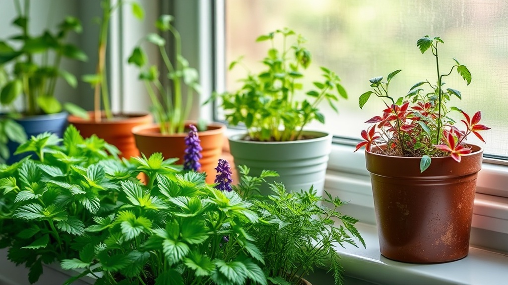 6 Best Edible Herbs for Your Windowsill Herb Garden