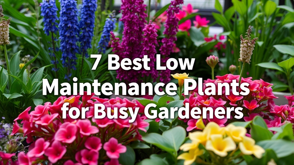 7 Best Low Maintenance Plants for Busy Gardeners