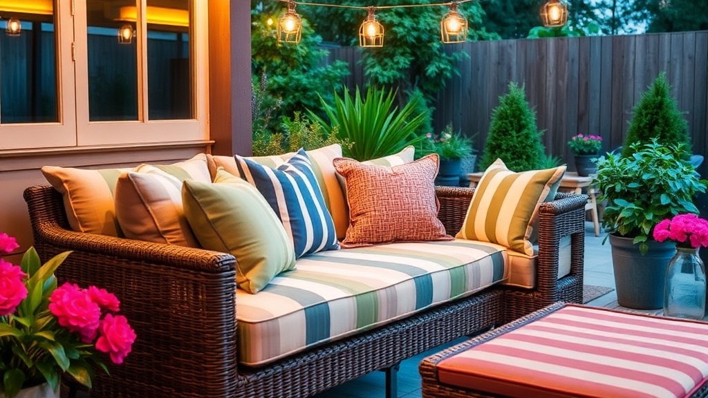 A Simple Trick to Refresh Your Dull Outdoor Cushions