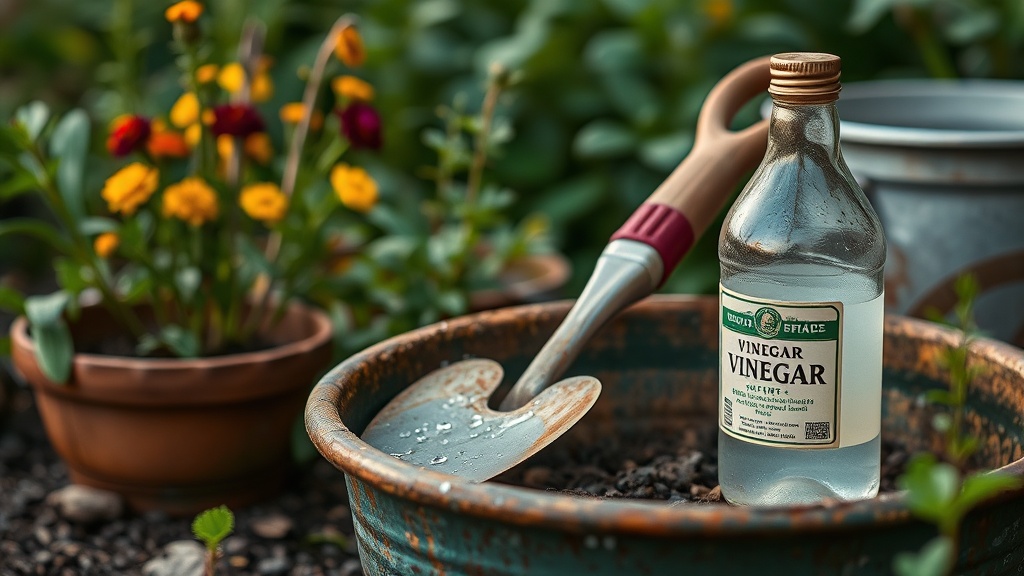 Revive Your Old Garden Tools With a Simple Vinegar Soak