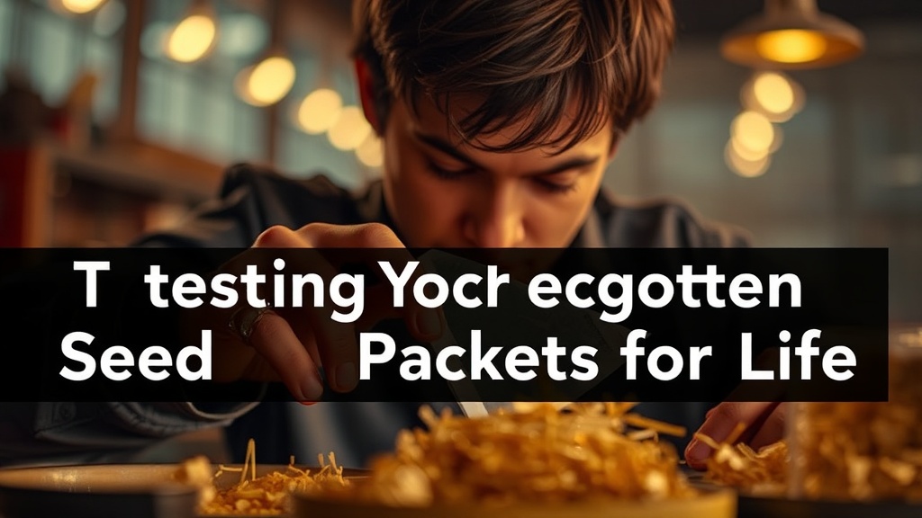 Testing Your Forgotten Seed Packets for Life