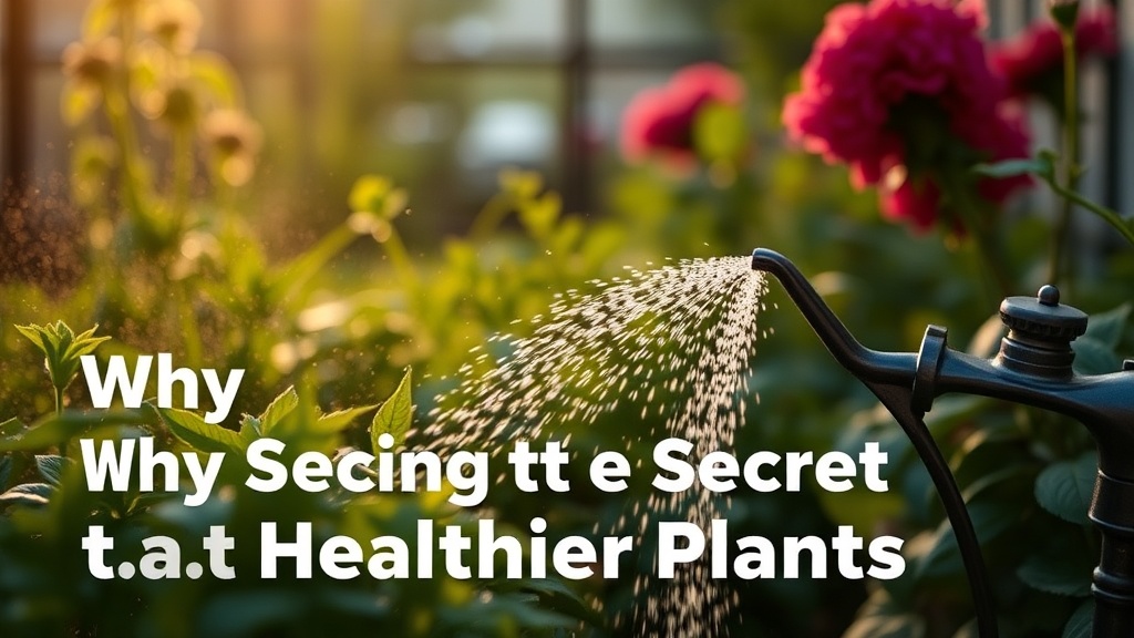 Why Morning Watering is the Secret to Healthier Plants