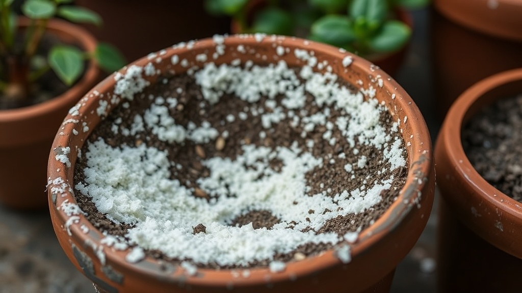 Why Your Garden Pots Are Developing White Crusty Residue