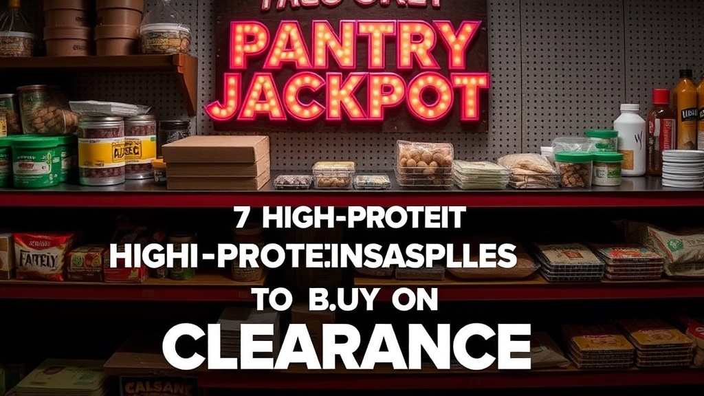 Pantry Jackpot: 7 High-Protein Staples to Buy on Clearance