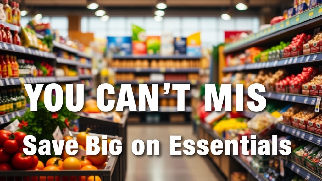 Weekly Grocery Deals You Can't Miss: Save Big on Essentials