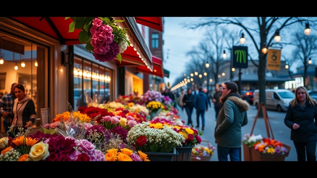 Grab a Seasonal Bouquet at the Downtown Flower Stalls