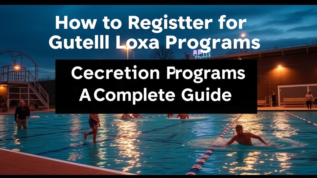 How to Register for Guelph Recreation Programs: A Complete Guide