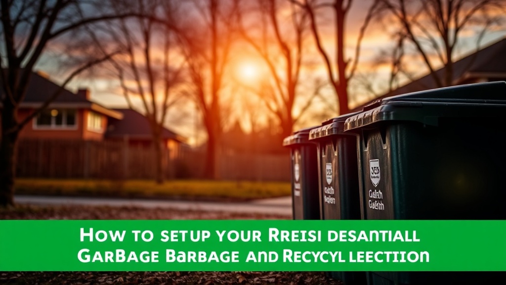 How to Set Up Your Guelph Residential Garbage and Recycling Collection