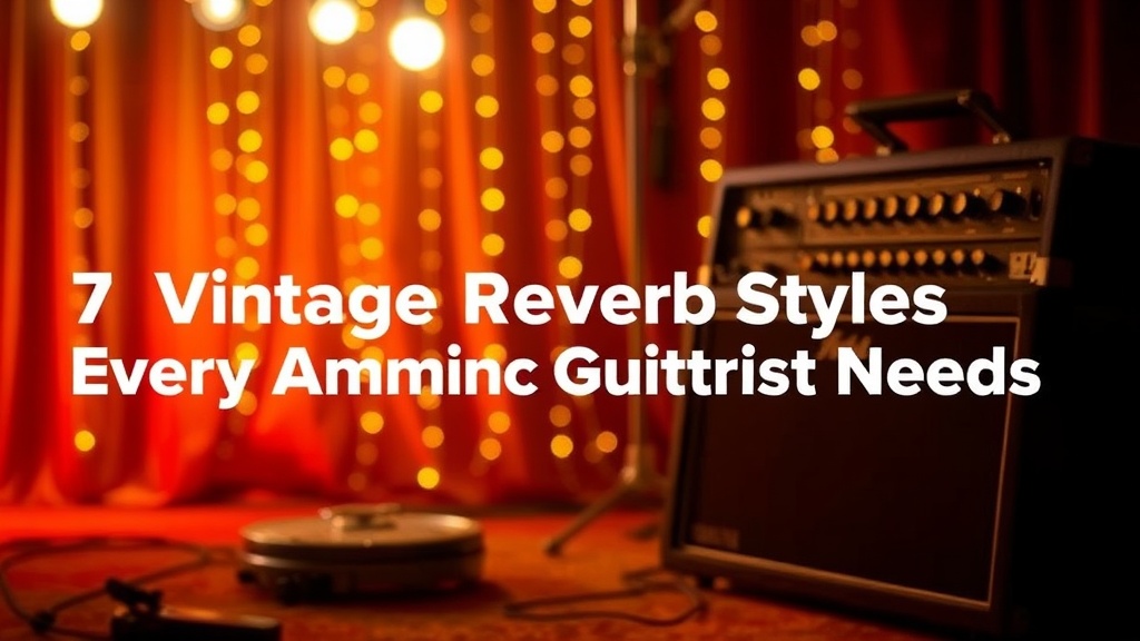 7 Vintage Reverb Styles Every Ambient Guitarist Needs