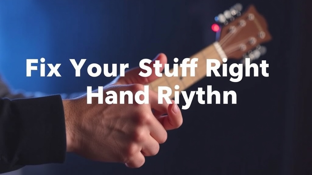 Fix Your Stiff Right Hand Rhythm