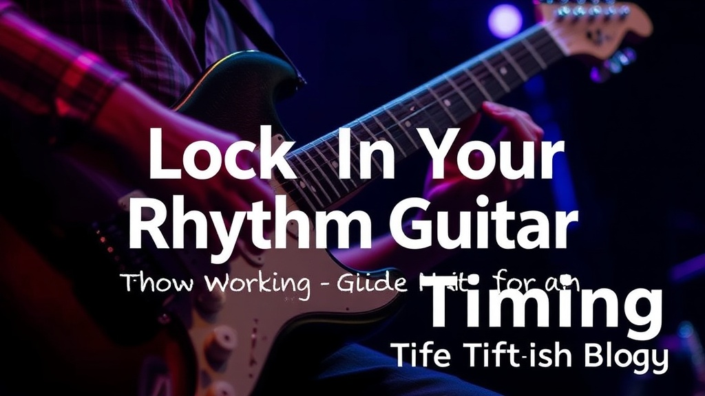 How to Lock In Your Rhythm Guitar: The Working Player’s Guide to Tight Timing