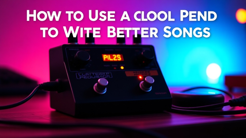 How to Use a Looper Pedal to Write Better Songs