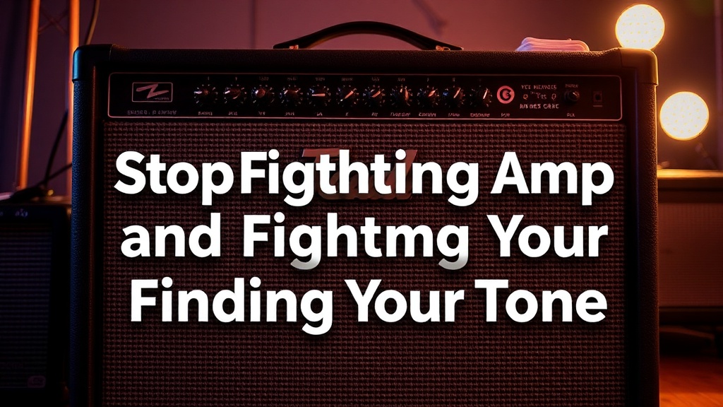 Stop Fighting Your Amp and Start Finding Your Tone