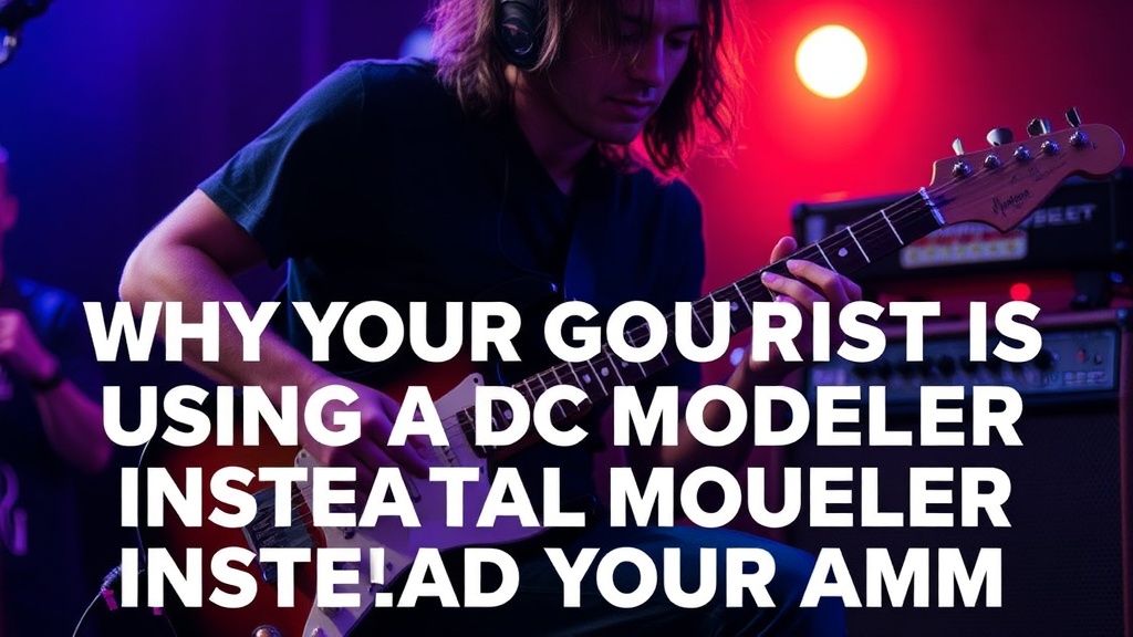 Why Your Guitarist Is Using a Digital Modeler Instead of an Amp