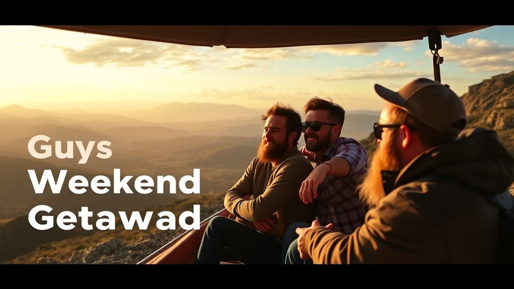 How to Plan the Perfect Guys Weekend Getaway in 2025