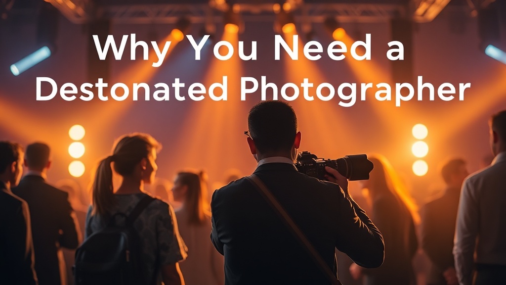 Why You Need a Designated Group Photographer