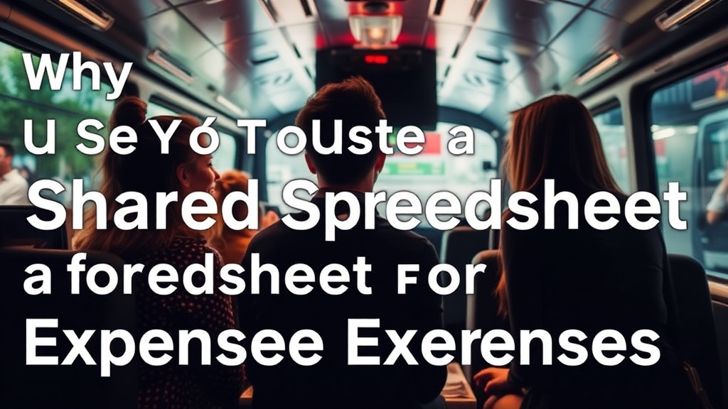 Why You Should Use a Shared Spreadsheet for Group Trip Expenses