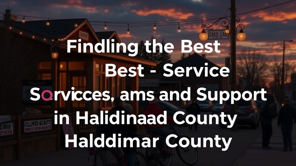 Finding the Best Local Services and Support in Haldimand County