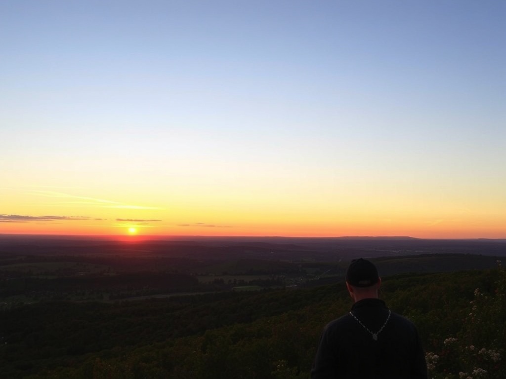 sunset over rolling hills Halton Hills golden hour panoramic landscape