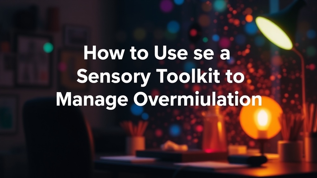 How to Use a Sensory Toolkit to Manage Overstimulation