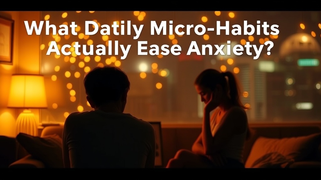 What Daily Micro-Habits Actually Ease Anxiety?