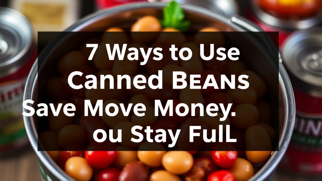 7 Ways to Use Canned Beans to Save Money and Stay Full
