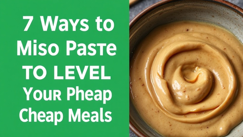 7 Ways to Use Miso Paste to Level Up Your Cheap Meals