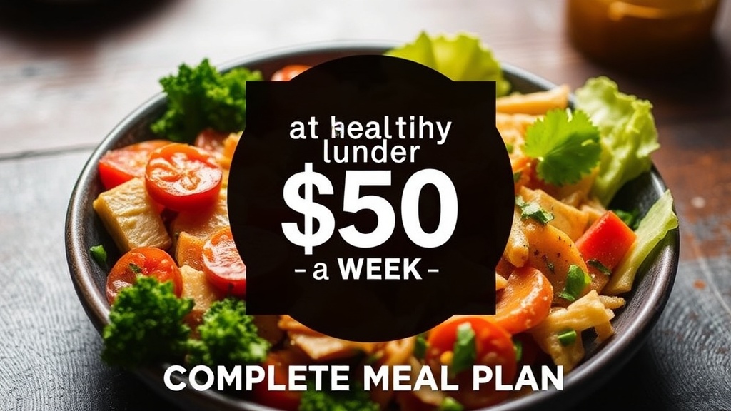 Eat Healthy for Under $50 a Week: Complete Meal Plan