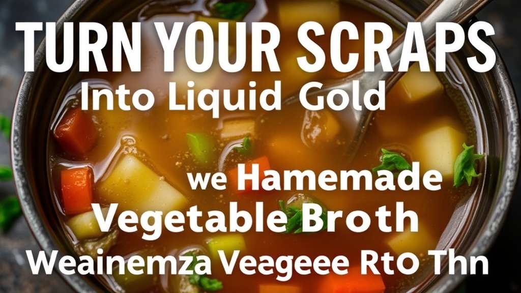 Turn Your Scraps Into Liquid Gold with Homemade Vegetable Broth