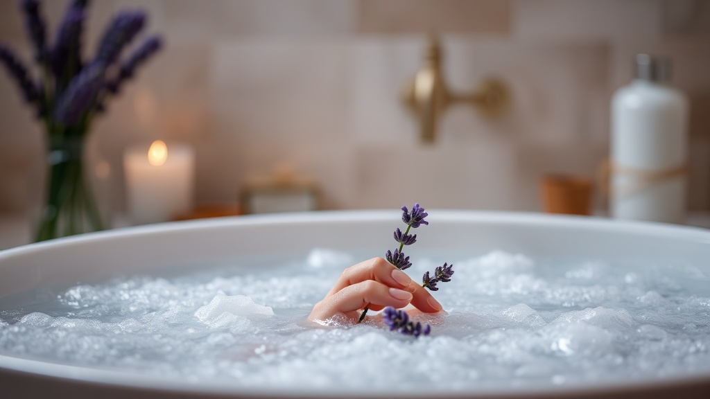 Crafting a Calming Lavender and Magnesium Bath Soak