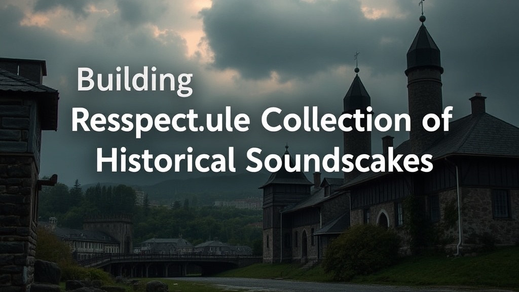 Building a Respectful Collection of Historical Soundscapes