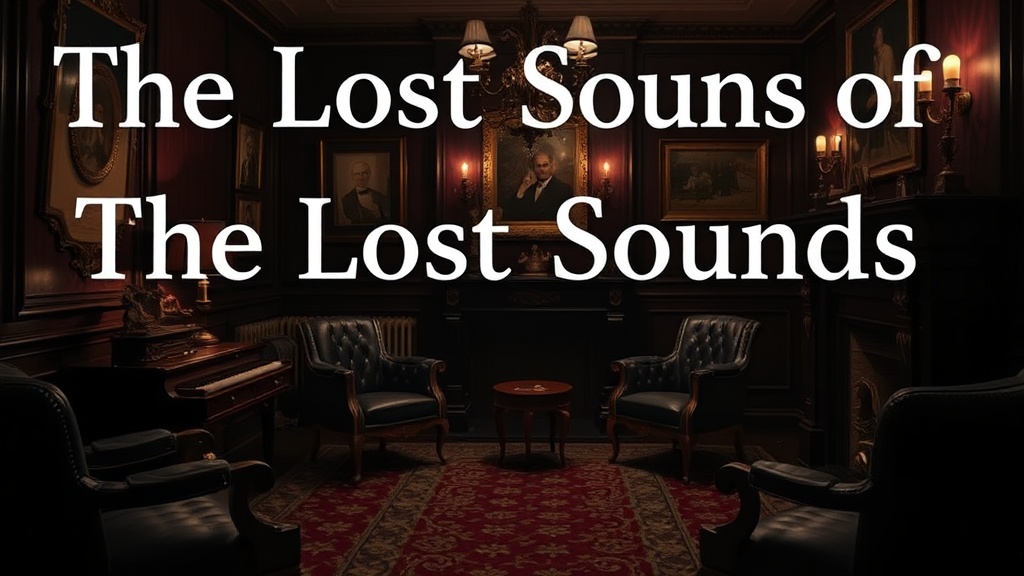The Lost Sounds of the Victorian Parlor