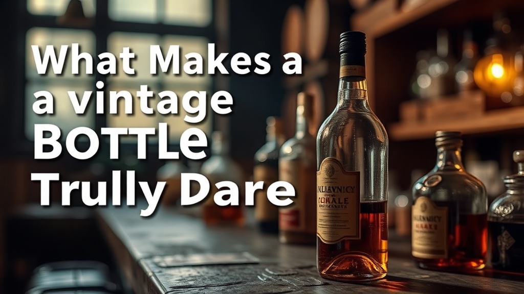What Makes a Vintage Bottle Truly Rare?