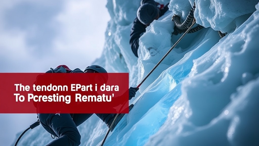 Developing Durable Tendons for Vertical Ice