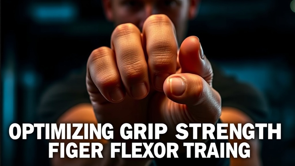 Optimizing Grip Strength Through Specific Finger Flexor Training