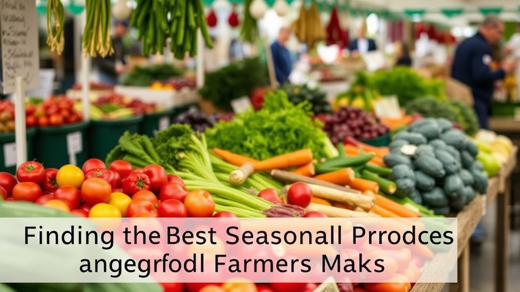 Finding the Best Seasonal Produce at Ingersoll Farmers Markets