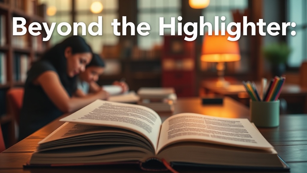 Beyond the Highlighter: Building a High-Functioning Study Routine
